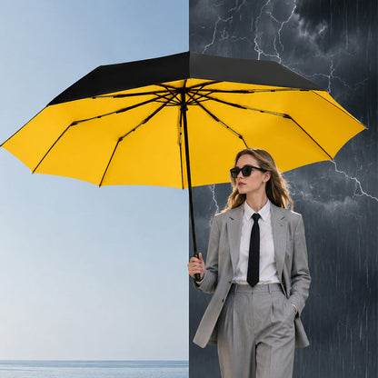 ☂️ 50% DE RÉDUCTION ! 🌧️ Grand Parapluie Automatique Soleil & Pluie – Acier + Vinyle – Ø 125 cm & UPF 50+ & Double Nervures for Famille & Pendulaires