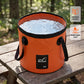 🐠 50% DE RÉDUCTION ! 🪣 Seau Pliant Portable Camping & Pêche – PVC 500D – 12 L / 20 L – Imperméable & Léger for Plein Air