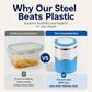 Portable Insulated Stainless Steel Lunch Box