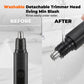 💈✂️ -50% ! 🪒 Tondeuse Électrique pour Poils de Nez Rechargeable – ABS – Lames Rotatives 360° & Charge Type-C pour Soin Homme
