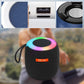 🎵 Enceinte Bluetooth Portable – Son Puissant, Compacte & Étanche – Idéale pour l'Extérieur, les Voyages & les Fêtes 🌊