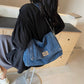 📢 OFFRE LIMITÉE -50% ! ⏰ Sac Bandoulière Rétro Grande Capacité à Chaîne – Design Denim Vintage avec Grand Compartiment Principal 👜