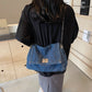 📢 OFFRE LIMITÉE -50% ! ⏰ Sac Bandoulière Rétro Grande Capacité à Chaîne – Design Denim Vintage avec Grand Compartiment Principal 👜
