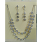 ✨ Parure Collier & Boucles d'Oreilles Goutte Scintillante – Alliage & strass, 52 cm / 3,5 cm – Idéale pour mariage, soirée & occasions spéciales 🌟