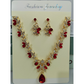 ✨ Parure Collier & Boucles d'Oreilles Goutte Scintillante – Alliage & strass, 52 cm / 3,5 cm – Idéale pour mariage, soirée & occasions spéciales 🌟