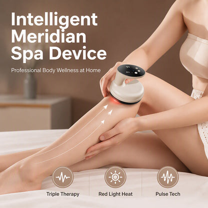 💫🛒 -50% ! 💆Masseur Thermique Intelligent à Luminothérapie Rouge – 23 Têtes & Microcourant 9 Niveaux – 1200 mAh pour Bien-être Corporel.