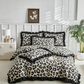 🐆 -50% MAINTENANT ! 🛌 Parure de Couette Imprimé Léopard à Volants – Tissu doux, détail volant chic & imprimé vibrant – Parfait pour une chambre audacieuse et cosy ✨