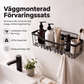 🧴 –50% MAINTENANT ! 🚿 Kit d’Étagères de Salle de Bain sans Perçage – Installation sans outil, acier au carbone inoxydable & angle 90° – Parfait pour locataires et propriétaires 🏠