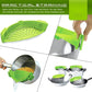 🛒 1 ACHETÉ, 1 OFFERT !  🍝 Filtre encliquetable en silicone – Fini les pâtes renversées et les passoires encombrantes – S'adapte à presque tous les ustensiles, sans BPA, jusqu'à 250°C – Idéal pour égoutter sans transférer 🥦