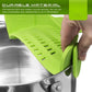 🛒 1 ACHETÉ, 1 OFFERT !  🍝 Filtre encliquetable en silicone – Fini les pâtes renversées et les passoires encombrantes – S'adapte à presque tous les ustensiles, sans BPA, jusqu'à 250°C – Idéal pour égoutter sans transférer 🥦