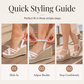 🌴 Sandales Compensées Femme Tressées Bride Cheville Bout Ouvert – PU – Plateforme Stable & Jambes Allongées pour Look Boho Estival ☀️
