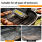 🔥 Brosse Électrique Sans Fil pour Barbecue – ABS + Acier Inoxydable – 1100 tr/min & Batterie 2000 mAh (90 min) pour Grilles Propres 🧽
