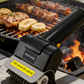 🔥 Brosse Électrique Sans Fil pour Barbecue – ABS + Acier Inoxydable – 1100 tr/min & Batterie 2000 mAh (90 min) pour Grilles Propres 🧽