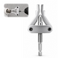 🔧🚰 Outil extracteur de tuyaux – Acier robuste, compatible 1/2″, 3/4″ et 1″, double entraînement perceuse/manuel, le sauveur des raccords grippés et des filetages cassés dans la salle de bain et la cuisine 🔩💪