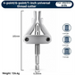 🔧🚰 Outil extracteur de tuyaux – Acier robuste, compatible 1/2″, 3/4″ et 1″, double entraînement perceuse/manuel, le sauveur des raccords grippés et des filetages cassés dans la salle de bain et la cuisine 🔩💪