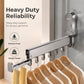 🧺 -50% ! ✨ Séchoir à Linge Gain de Place Rétractable – Alliage Aluminium Anodisé – Ventouse TPE & Pliage 90° pour Salle de Bain et Balcon 🚿