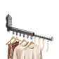 🧺 -50% ! ✨ Séchoir à Linge Gain de Place Rétractable – Alliage Aluminium Anodisé – Ventouse TPE & Pliage 90° pour Salle de Bain et Balcon 🚿