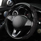 Couvre-volant de voiture bling-bling avec strass
