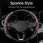 Couvre-volant de voiture bling-bling avec strass