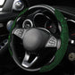Couvre-volant de voiture bling-bling avec strass