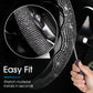 Couvre-volant de voiture bling-bling avec strass
