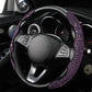 Couvre-volant de voiture bling-bling avec strass