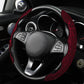 Couvre-volant de voiture bling-bling avec strass