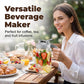 ☕ -50% ! 🥤 Carafe Cold Brew avec Couvercle et Filtre en Acier Inoxydable – Verre + PP – 32/64 oz & 7 Couleurs pour Café Maison de Qualité ✨