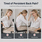 🪑 Asseyez-vous plus confortablement chaque jour – coussin ergonomique en mousse à mémoire de forme avec dossier pour une meilleure posture assise