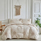 Ensemble de housse de couette élégant à plis pincés