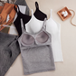 Débardeurs amincissants pour femmes avec soutien-gorge rembourré intégré