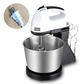 🥄 Batteur Électrique 2-en-1 sur Socle et Portatif – 150 W – 7 Vitesses – Bol 2 L + Fouets & Crochets – Prise UK 🍰