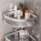 🏠 Étagère d'angle de douche sans perçage – Tablette adhésive facile à installer