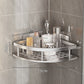 🏠 Étagère d'angle de douche sans perçage – Tablette adhésive facile à installer