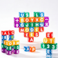 🧲 40 blocs magnétiques 360° – Lettres & chiffres intégrés, empilage facile, sûr et durable – Apprentissage ludique pour enfants dès 3 ans 🔢🔤