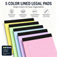 ✏️ Bloc-Notes Ligné Minimaliste – Papier 80g Premium – Reliure Supérieure – 3 Formats & 6 Couleurs Pastel pour Notes et Planning 📓