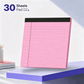 ✏️ Bloc-Notes Ligné Minimaliste – Papier 80g Premium – Reliure Supérieure – 3 Formats & 6 Couleurs Pastel pour Notes et Planning 📓