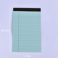 ✏️ Bloc-Notes Ligné Minimaliste – Papier 80g Premium – Reliure Supérieure – 3 Formats & 6 Couleurs Pastel pour Notes et Planning 📓