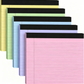 ✏️ Bloc-Notes Ligné Minimaliste – Papier 80g Premium – Reliure Supérieure – 3 Formats & 6 Couleurs Pastel pour Notes et Planning 📓