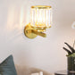 💡Applique Murale Cristal Ambiance – Lumière LED 3 Couleurs, Finition Dorée & Design Haut de Gamme.