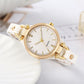 💎🛍️ -50% ! ⌚Montre Élégante à Bracelet Fin – Cadran Épuré, Bracelet en Cuir & Mouvement à Quartz.