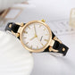 💎🛍️ -50% ! ⌚Montre Élégante à Bracelet Fin – Cadran Épuré, Bracelet en Cuir & Mouvement à Quartz.