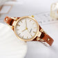 💎🛍️ -50% ! ⌚Montre Élégante à Bracelet Fin – Cadran Épuré, Bracelet en Cuir & Mouvement à Quartz.