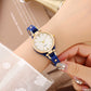 💎🛍️ -50% ! ⌚Montre Élégante à Bracelet Fin – Cadran Épuré, Bracelet en Cuir & Mouvement à Quartz.