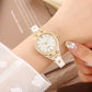 💎🛍️ -50% ! ⌚Montre Élégante à Bracelet Fin – Cadran Épuré, Bracelet en Cuir & Mouvement à Quartz.