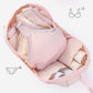 🧳 -50% ! 👙 Trousse de Rangement Lingerie Portable pour Voyage – Polyester Doux – Compartiments Dédiés – Fermeture Éclair Fluide – Rose/Blanc – 2 Tailles 🎒
