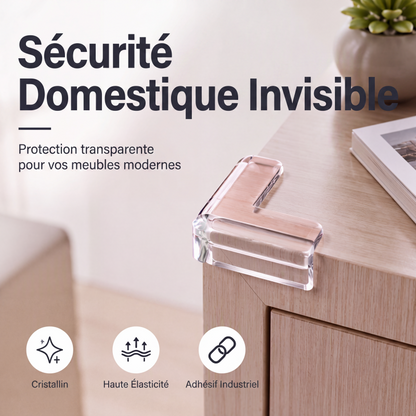 🛡️🛒 -50% ! 🏠Protections d'Angle Transparentes Souples – Sécurité Invisible, Amorti Optimal & Utilisation Polyvalente.