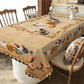 🎉 SOLDES 2026 : 🐓 Nappe à motif de poulet style ferme vintage – Impressions HD qui restent éclatantes, bords festonnés pour plus de charme ! ✨