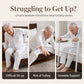 🛏️ Barre d’Appui de Lit Sécurisée – Hauteur réglable, poignée mousse & sangle sécurisée – Aide au coucher facile pour seniors & aide à la mobilité ✨