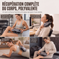 Pistolet de massage des fascias pour tissus profonds à têtes multiples